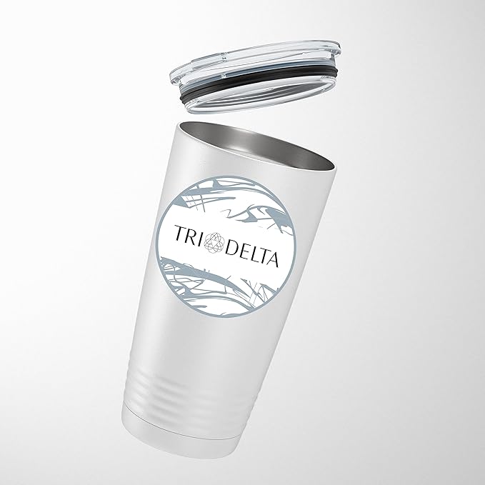 Sorority Stainless Steel Tumbler - 20oz - Ringed Base (#4)