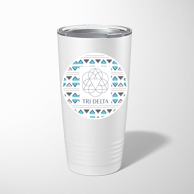Sorority Stainless Steel Tumbler - 20oz - Ringed Base (#6)