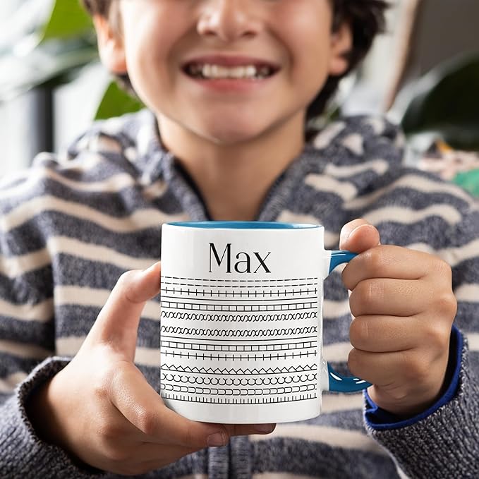 FK This Sht Funny Personalized Mug for Dad - Gifts For Fathers Day, Birthday, Christmas, Funny Daddy Hidden Message Cutsom Cup Gift From Daughter Son, Unique Ceramic Coffee Mug