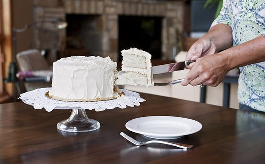 Fortessa Grand City Stainless Steel Cake Serving Set in a Box