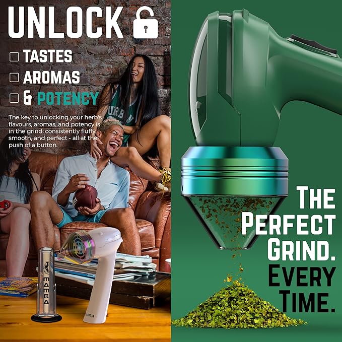 Mamba Electric Herb Grinder, 2g Spice Grinders with Loading Tool, USB Rechargeable & Portable Metal Mill for Herbs and Kitchen,Mamba Loader XL