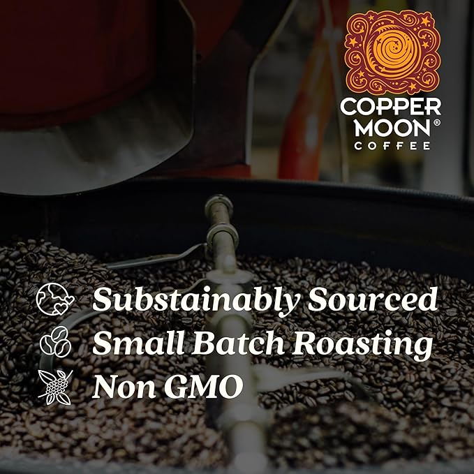 Copper Moon Coffee Swiss Water Decaf Flavored Variety Pack, 60 Count
