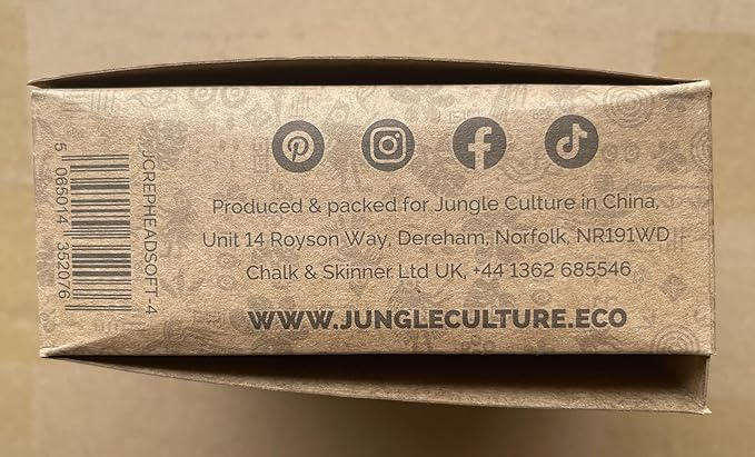 Jungle Culture Replacement Brush Heads for Eco Dish Brush • Wooden Washing Up Brush Heads Pack of 4 • Interchangeable Soft Bristle Refills • Natural Dish Scrubbers • Zero Waste Cleaning Products