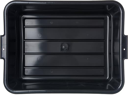 Carlisle FoodService Products 4401103 Comfort Curve Bus / Utility Box, 15 x 20 x 7 Inches (L x W x H), Black, Pack of 12