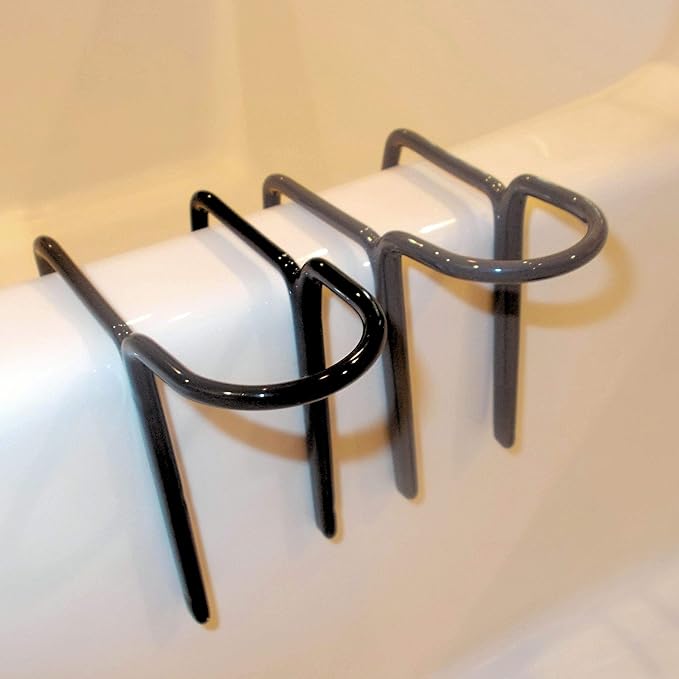 Dish Wand Holder Adjustable Kitchen Dishwand Sink Caddy (Black or Grey)