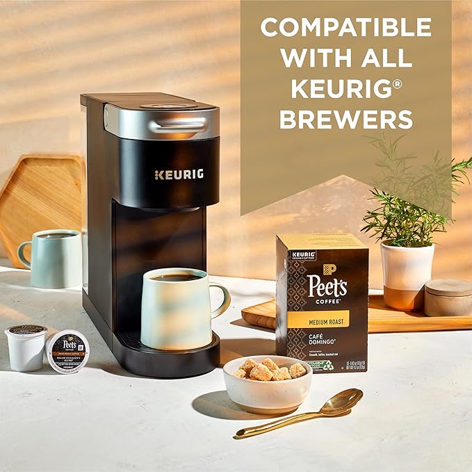 Peet's Coffee, Dark Roast K-Cup Pods for Keurig Brewers - Major Dickason's Blend 60 Count (6 Boxes of 10 K-Cup Pods) (Pack of 2)
