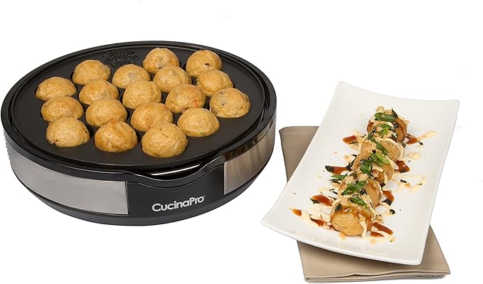 Multi Baker Deluxe- Holiday Baking Made Easy- Electric Appliance w Temp Control 3 Interchangeable Skillets for Grilling, Baking, Dessert Making- Grilled Cheese Omelets Pizza Sandwiches Cake Pops, Gift