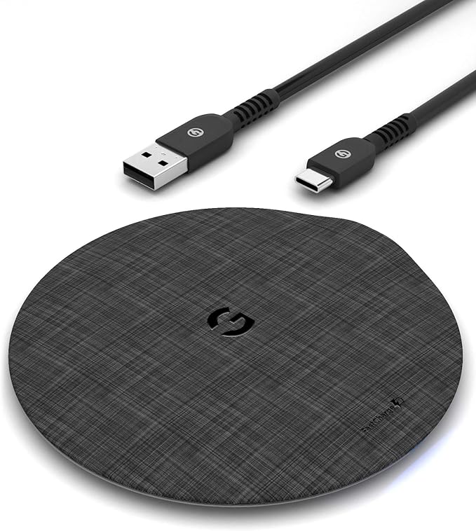 Encased Fast Charge Wireless Charger for LG G7 ThinQ, LG G8 ThinQ, Rapid Quick Charge Qi Pad w/Charging Power Cable (Ac Adapter Sold Separately) Case Friendly Design (LG V40 ThinQ, LG V50, V60)