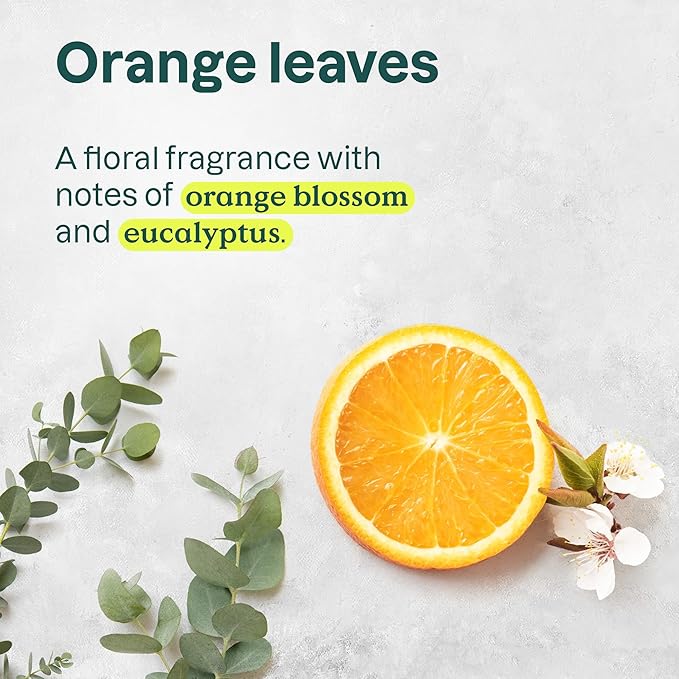 ATTITUDE Plastic-Free Deodorant, EWG Verified, Aluminum Free, Vegan Naturally Sourced Body Deodorants for Women & Men, Dermatologically Tested, Orange Leaves, 3 Ounces