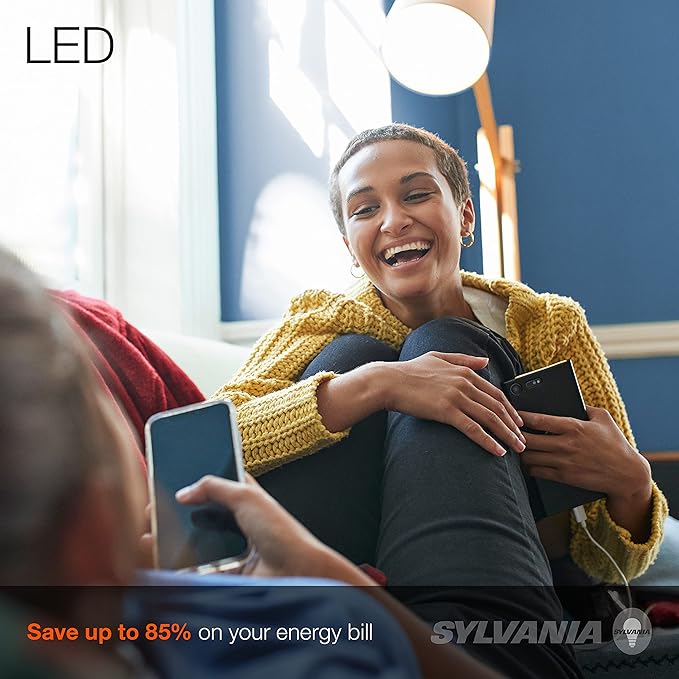 LEDVANCE Sylvania ECO LED A19 Light Bulb, 60W Equivalent, Efficient 9W, 7 Year, 750 Lumens, Non-Dimmable, Frosted, 5000K Daylight - 24 Pack (40987)