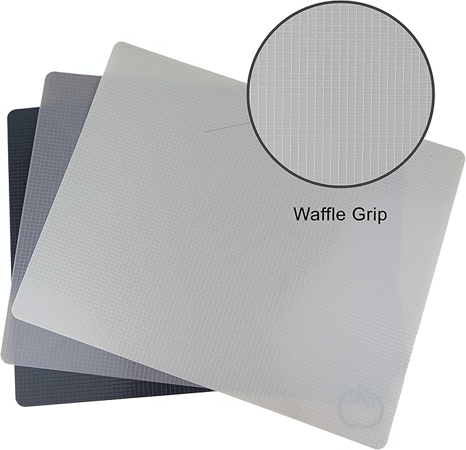 Modern Flexible Cutting Board Mats - Extra Thick Durable Non-slip Material - BPA Free - Set of 3