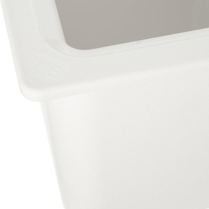 Carlisle FoodService Products CM110502 Coldmaster ABS High-Capacity Sixth-Size Food Pan, 1.70 qt. Capacity, 6-7/8 x 6-1/4 x 6-3/8", White