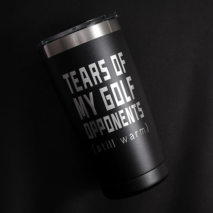 Golf Gifts for Men Unique - Funny Golf Gifts for Men, Him, Dad, Uncle, Boyfriend, Husband, Brother, Golf Lovers - 20 Oz Tumbler