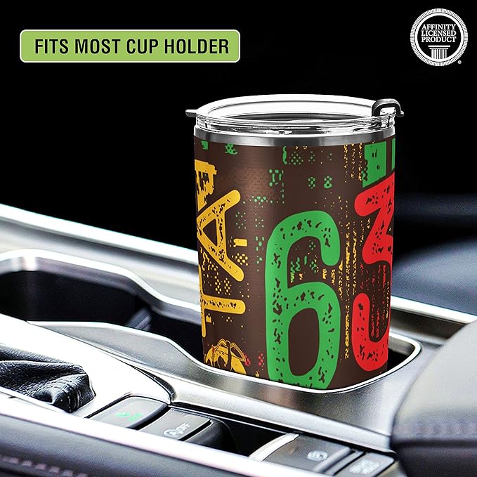 Iota Phi Theta Fraternity Paraphernalia - Officially Licensed - 20 oz Stainless Steel Insulated Sublimation Tumbler - Vintage