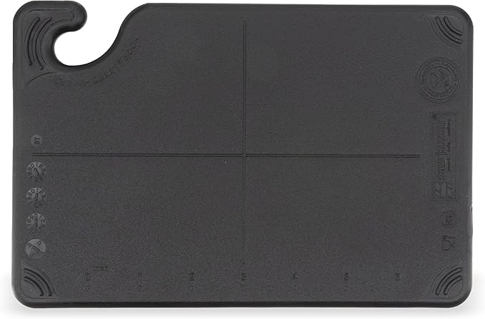 San Jamar CBG6938BK Saf-T-Grip Bar Cutting Board