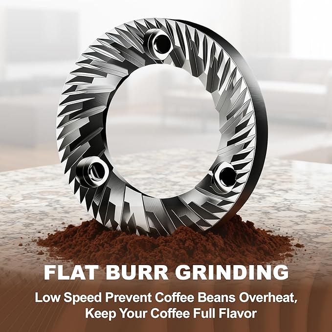 Electric Coffee Grinder, Conical Burr Grinder with 17 Precise Settings, 10oz Capacity, Quiet Operation, Automatic Shut-Off for Espresso, French Press, Cold Brew & Drip Coffee