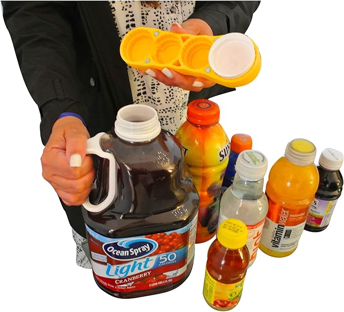 COMBO – 1 mO MINI for small plastic caps & 1 mO PLUS for larger plastic caps See Pictures for Better Understanding – Soda Opener - Water Opener | Twist-off | Good for 16 sizes | Help Aids