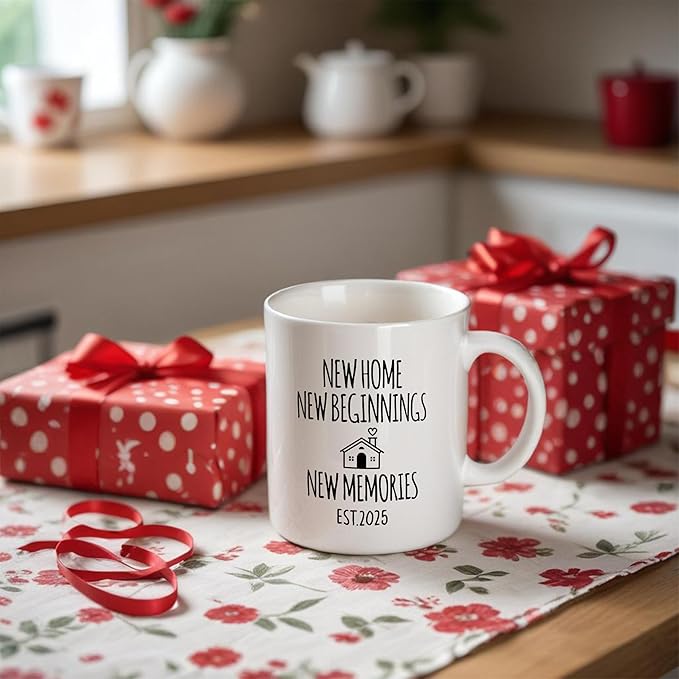 New Home Gifts Coffee Mug, Best Housewarming Gifts 2025, House Warming Gifts New Home House, Homeowner Householder Ceramic Coffee Mugs 11 oz