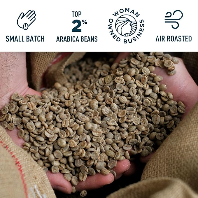 Door County Coffee Coconut Caramel Flavored Ground - Medium Roast - 10 oz Bag - 100% Specialty Grade 1 Arabica