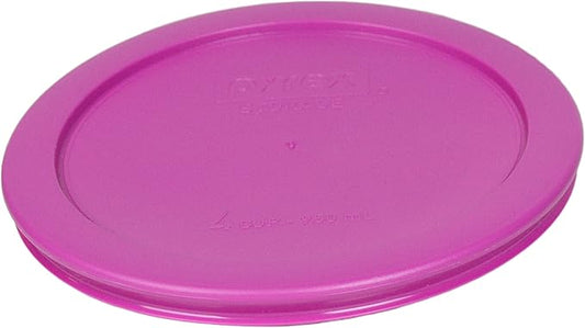 Pyrex 7201-PC Pink 4 Cup Plastic Food Storage Lid, Made in USA - 4 Pack