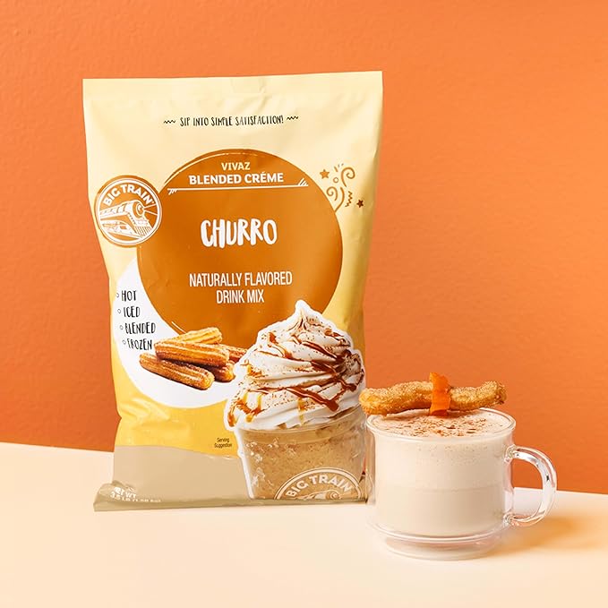 Big Train Vivaz Churro Blended Crème Beverage Mix, 3.5 Pound (Pack of 1)
