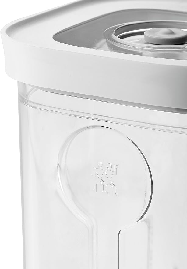 ZWILLING FRESH & SAVE CUBE Box, size 3M, modular & stackable container, airtight & vacuumable storage, dishwasher friendly, transparent