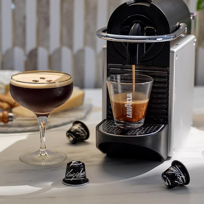 Lavazza Lavazza Ristretto Noble Dark Roast Coffee Capsules Compatible with Nespresso Original Machines, Ristretto, 10 Count (Pack of 6)