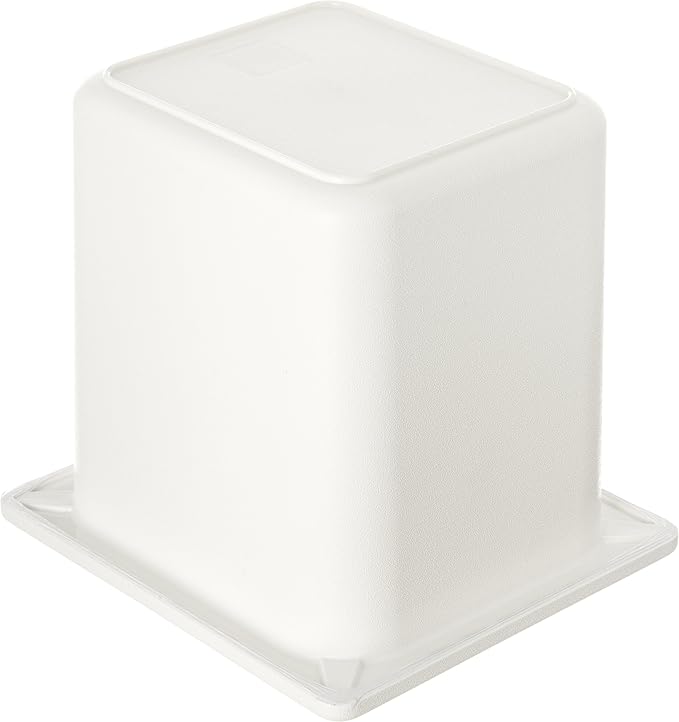 Carlisle FoodService Products CM110502 Coldmaster ABS High-Capacity Sixth-Size Food Pan, 1.70 qt. Capacity, 6-7/8 x 6-1/4 x 6-3/8", White