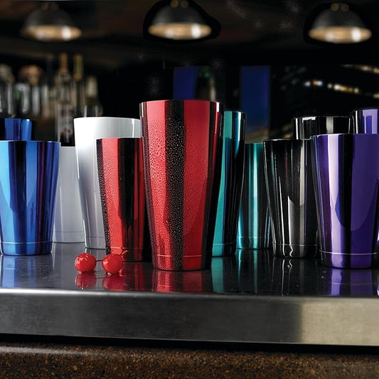 Barfly Cocktail Tin, Large 28 oz (828 ml), Red