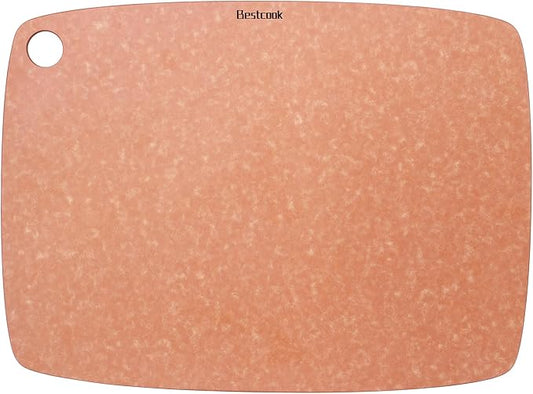 Wood Fiber Cutting Board for Kitchen - High Density, Non-Porous, BPA-Free, Reversible Chopping Board, Dishwasher Safe, Knife-Friendly Cutting Board for Meat, Bread, Fruit, 14.6" x 10.8", Wooden