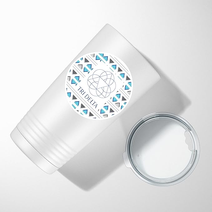 Sorority Stainless Steel Tumbler - 20oz - Ringed Base (#6)