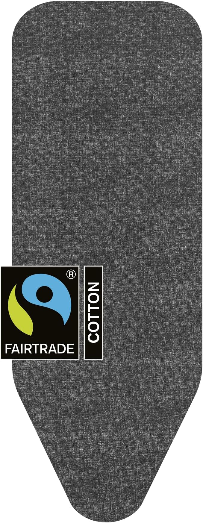 Brabantia Size C (49 x 18 inches) Replacement Ironing Board Cover with Thick Foam & Felt Padding (Denim Black) Easy-Fit, 100% Cotton