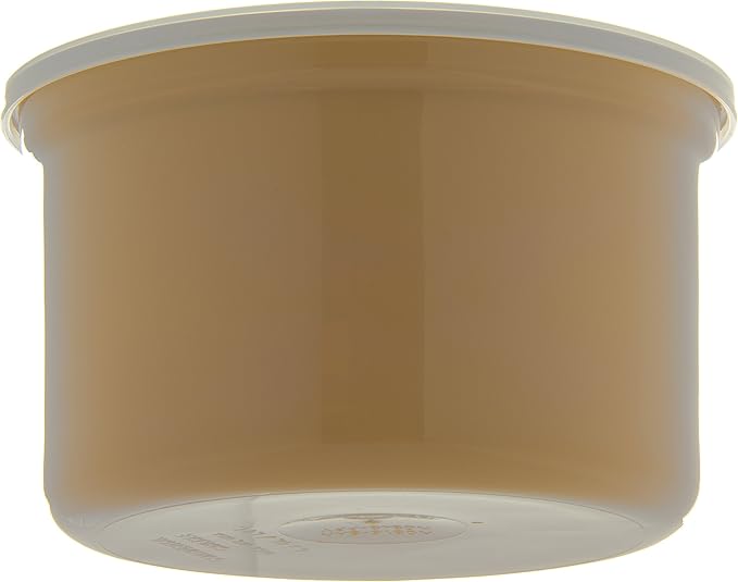 Carlisle FoodService Products Classic Round Storage Container Crock with Lid for Kitchen, Restaurants, Home, Plastic, 1.5 Quarts, Beige
