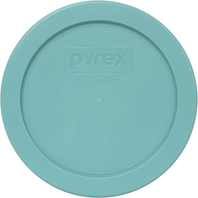Pyrex 7200-PC 2-Cup Turquoise Food Storage Replacement Lid - Made in USA