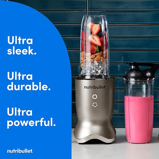 nutribullet Ultra Personal Blender NB50500SS, 32 oz, Stainless Steel
