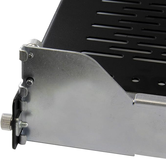 StarTech.com 2U Vented Sliding Rack Shelf w/ Cable Management Arm & Adjustable Mounting Depth - 110lbs / 50kg - 24in Deep