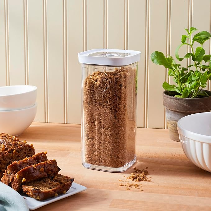 ZWILLING Fresh & Save Cube Boxes, Plastic, Airtight Dry Food Storage Container, Small Tall Cube, 3S Container, 1.4-qt