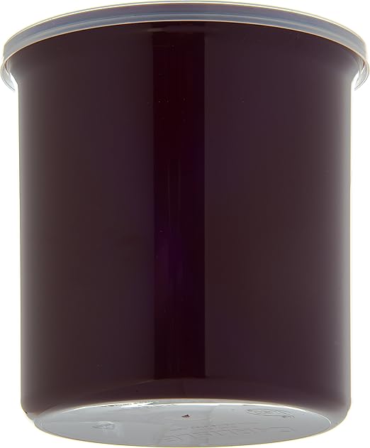 Carlisle FoodService Products Classic Round Storage Container Crock with Lid for Kitchen, Restaurants, Home, Plastic, 1.2 Quarts, Brown