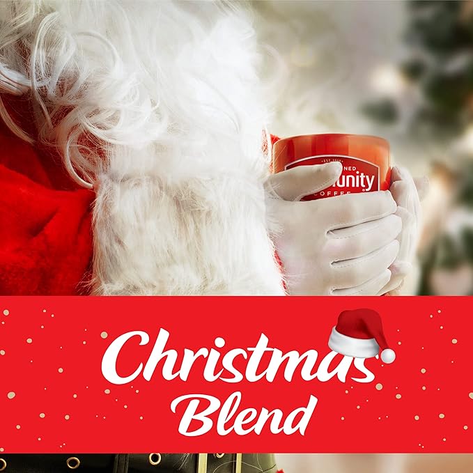 Community Coffee Christmas Blend 24 Count Coffee Pods, Medium Roast, Compatible with Keurig 2.0 K-Cup Brewers, 24 Count (Pack of 1)