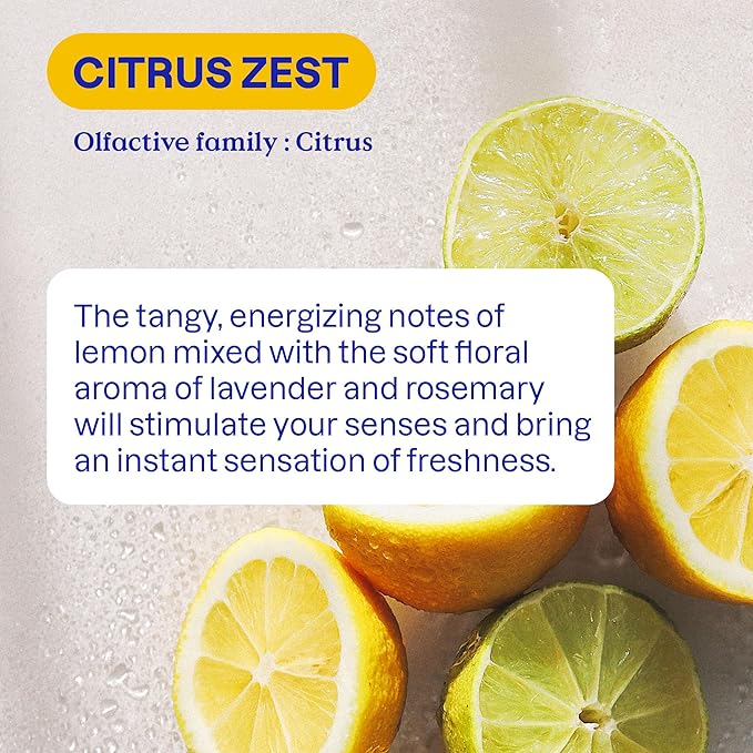 ATTITUDE Dish Soap Refill, EWG Verified, Plant-Based & Vegan Dishwashing Liquid, Naturally Derived, Citrus Zest Scent, 67.6 Fl Oz