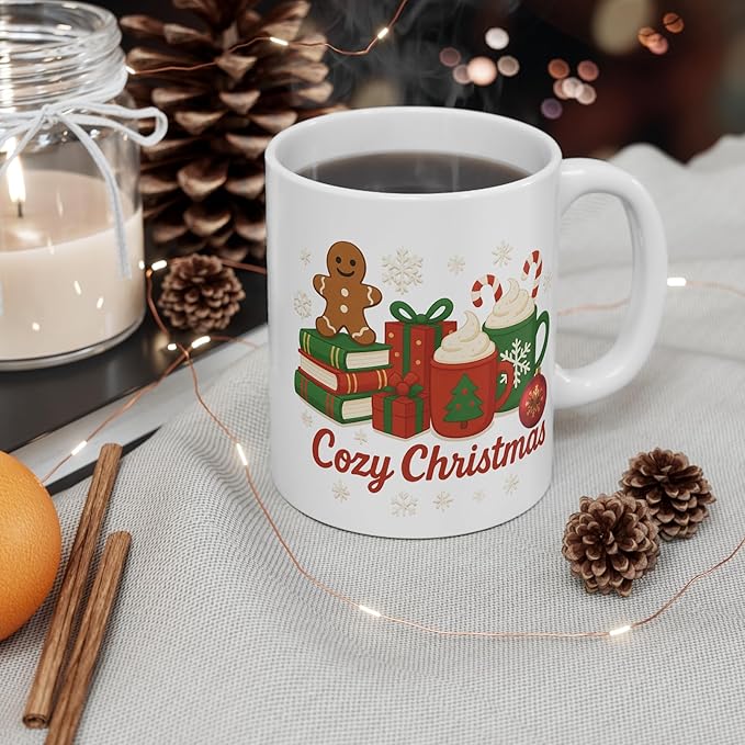 Christmas Party Mug Decor, Christmas Coffee Mug, Gift for Friends Coworker, Stocking Stuffers