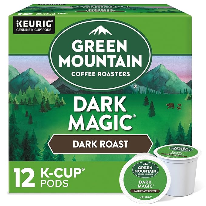 Green Mountain K-Cups Dark Roast, 0.4 ounce, 12 count (4.8oz net)