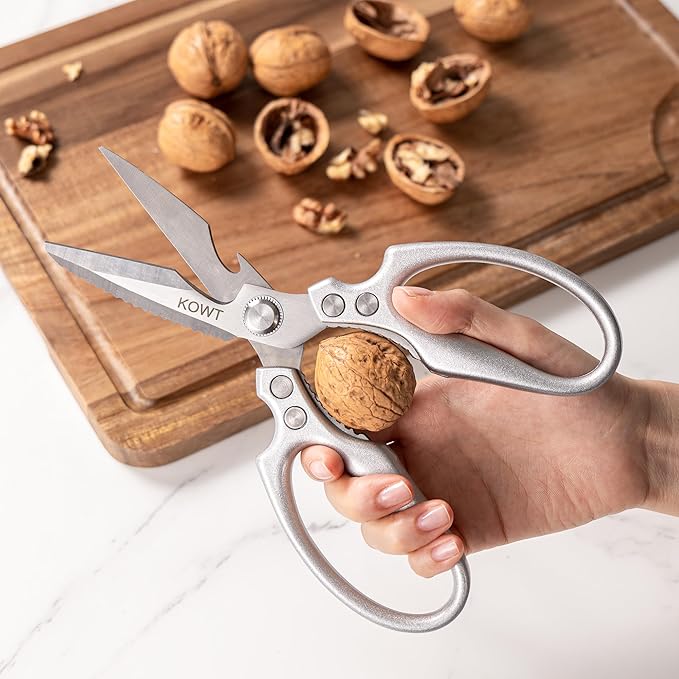 Profissional All Purpose Heavey Duty Stainless Steel Utility Ultra Sharp Scissors Seafood Kitchen Shears BBQ Meat Herbs Chicken Bones Cutting Scissors.