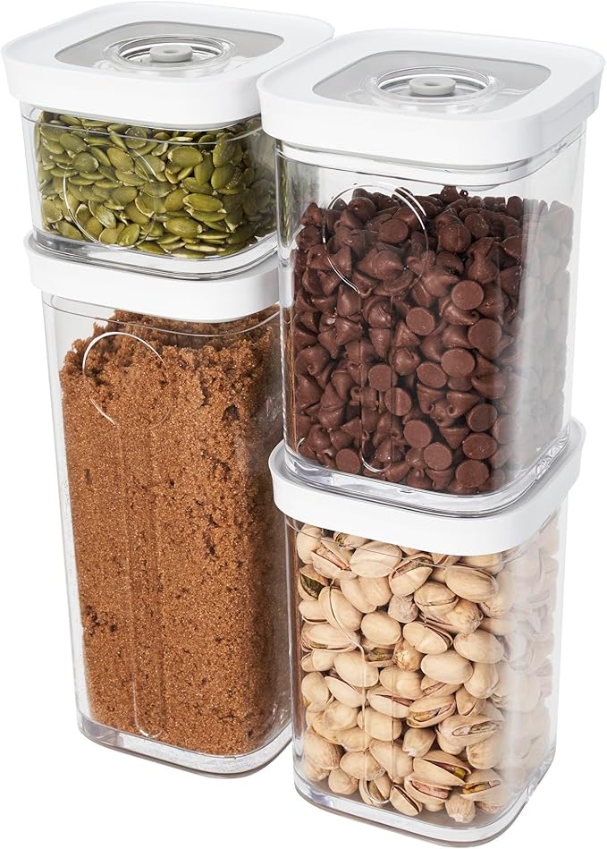 ZWILLING Fresh & Save Cube Box Set, 6-pc, Plastic, Airtight Dry Food Storage Container, Small Cube Set