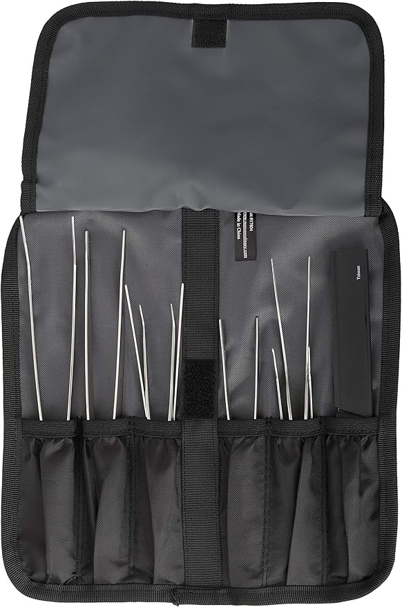 Mercer Culinary Deluxe 10 Piece Plating Tongs Kit