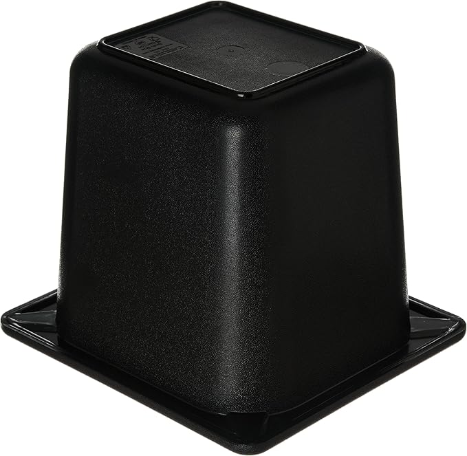 Carlisle CM110403 Coldmaster ABS Sixth-Size Food Pan, 6.84 x 6.25 x 5.91", Black