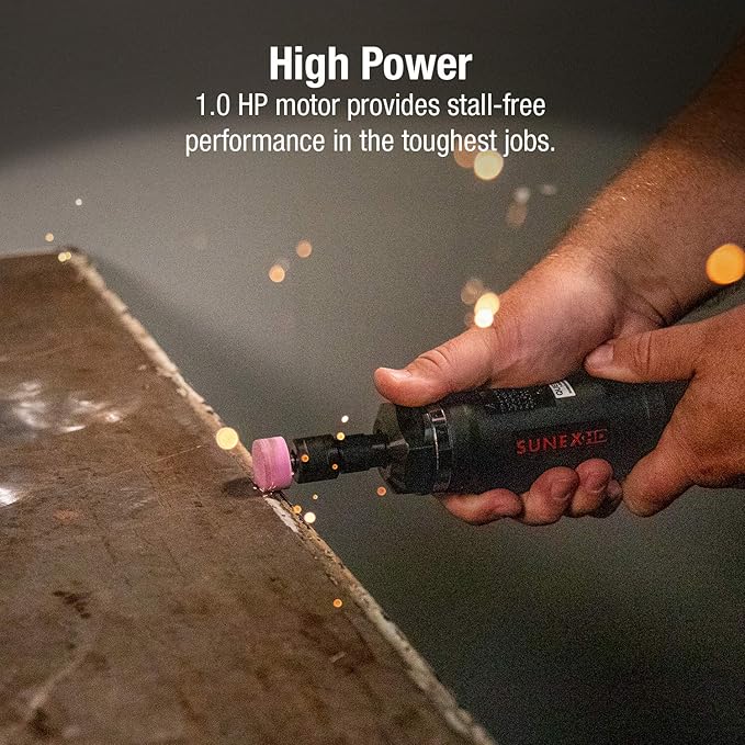 Sunex Tools SX5210 1/4" Drive 1HP Super Die Grinder