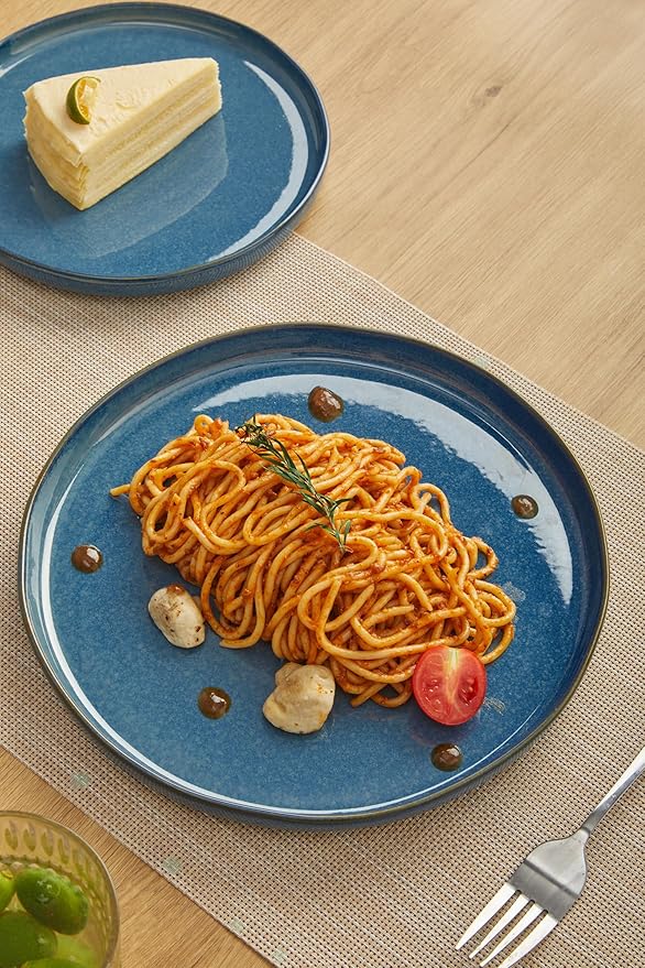 Ceramic Dinnerware Set,12 Piece Modern Dish Set for Stylish Gatherings,Microwave & Dishwasher Safe,Chip-Resistant Plates and Bowls Sets for 4 – Beauty Meets Durability