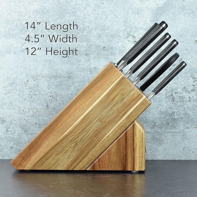 Wusthof Classic 7 Piece Knife Set with Acacia Block