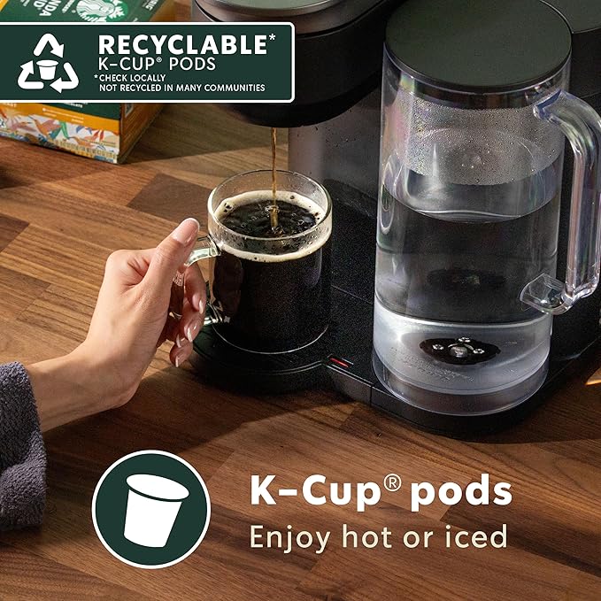 Starbucks K-Cup Coffee Pods, Dark Roast Hot or Iced Coffee, Caffè Verona, 22 Keurig Pods